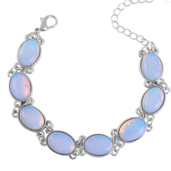 Opalite Bracelet, Ring, Earrings & Pendant Necklace - Picture 16 of 16